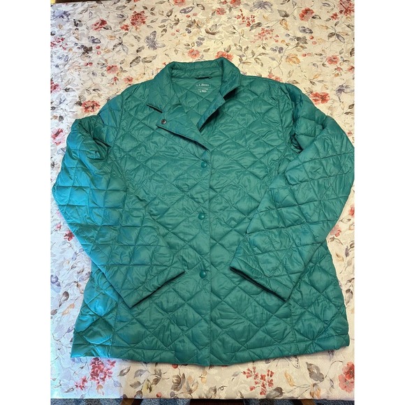 L.L. Bean Jackets & Coats Ll Bean Jacket Womens Large Greenblue